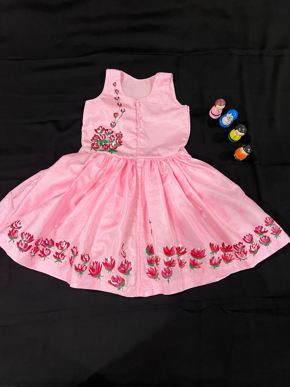 Baby Pink Toddler Frock Value